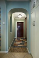 清凉薄荷绿混搭二居设计