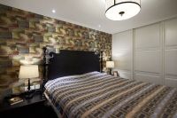 清凉薄荷绿混搭二居设计