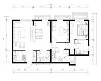 都会华庭-现代简约-两居室