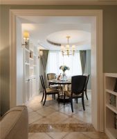 135平米美式风格三居室家庭装修效果图