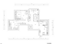 紫玉山庄一居室现代风装修案例