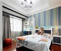 绿地国宝21城一三居现代风装修案例