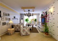 中海金石公馆-田园风格-三居室