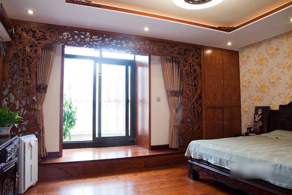 古典中式卧室布置