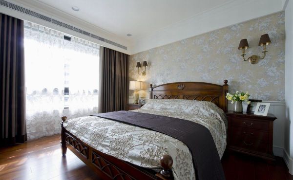 美式古典卧室家居装饰效果图片