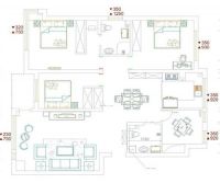 通州万达广场一三居现代风装修案例