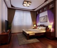 华业东方瑰一三居新中式风格装修案例