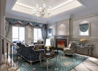富力丹麦小镇-法式风情风格-别墅装修