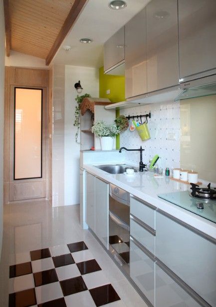 美式风格厨房室内家居装修效果图