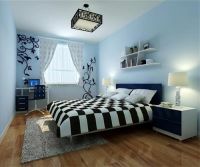 大运河孔雀城一两居现代装修案例