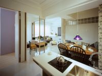 优雅美式风格三室一厅家居装修效果图