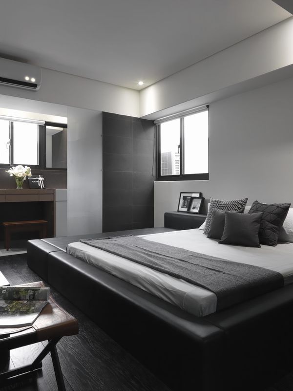 现代日式卧室图欣赏