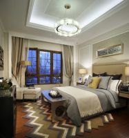 美式设计卧室吊顶