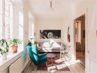 纯白色调简约北欧风格家装
