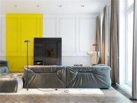 柠檬黄点缀现代时尚装修