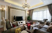 唯美欧式二居装潢案例