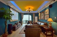 异域风混搭三居装潢美图