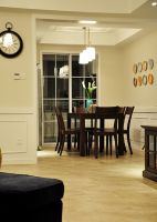 美式简约装饰两居室效果图