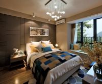 88平米现代精装两居室设计效果图