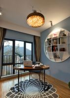 88平米现代精装两居室设计效果图