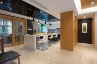 中式现代设计四室两厅效果图