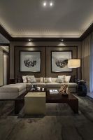 现代古典三居室设计装修图片