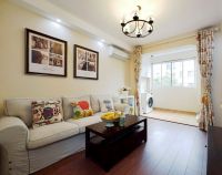 清爽明亮田园风格二居设计