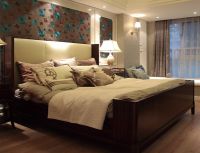 浪漫美式两室一厅设计装饰图片