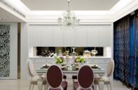 时尚纯白简约三居室装饰效果图