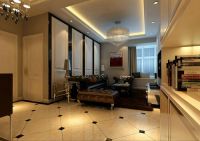 融泽嘉园60平黑色简约时尚