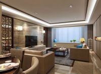 新中式风格三居效果图