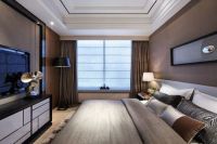 新中式风格三居效果图