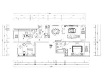 新中式风格三居效果图