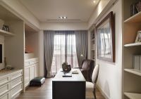 美式简约三居室家装设计效果图片