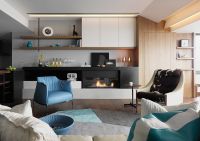 现代简约设计公寓室内效果图片