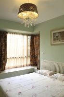 绿色清新混搭三居装潢案例