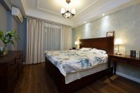 蓝色素雅美式餐厅装潢大全