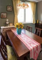 典雅美式三室一厅室内装饰效果图