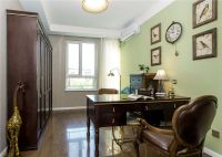 典雅美式三室一厅室内装饰效果图