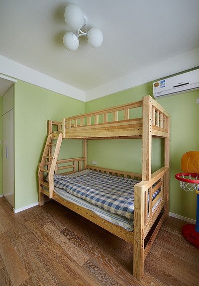 绿色自然宜家风格儿童房设计