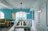 现代田园一室一厅效果图大全