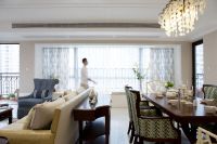 美式装修120平米三居效果图