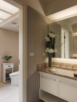 现代简约三居室室内家装效果图片