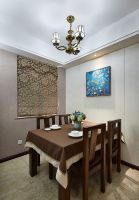 美式现代两居室设计装修效果图片