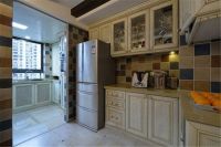 136平纯美混搭美式地中海三居室