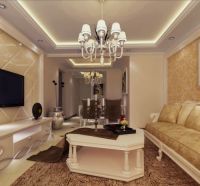 现代简约风格2居公寓装修效果图