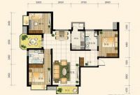 世华泊郡三居田园风格