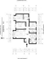 现代简约风格三居效果图