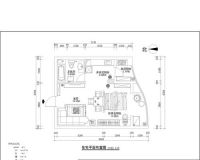 现代简约风格2居室装修效果图