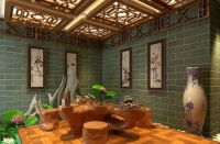 中式风格商铺茶馆效果图